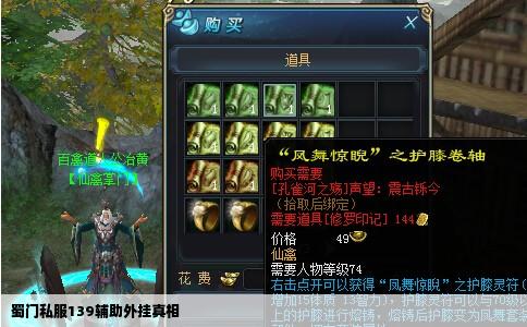 蜀门私服139辅助外挂真相